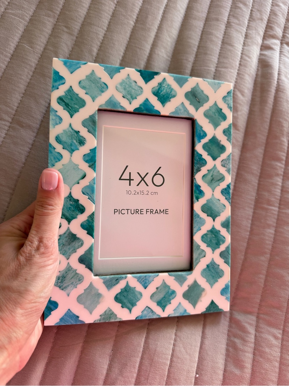 4x6 Picture Frame Teal